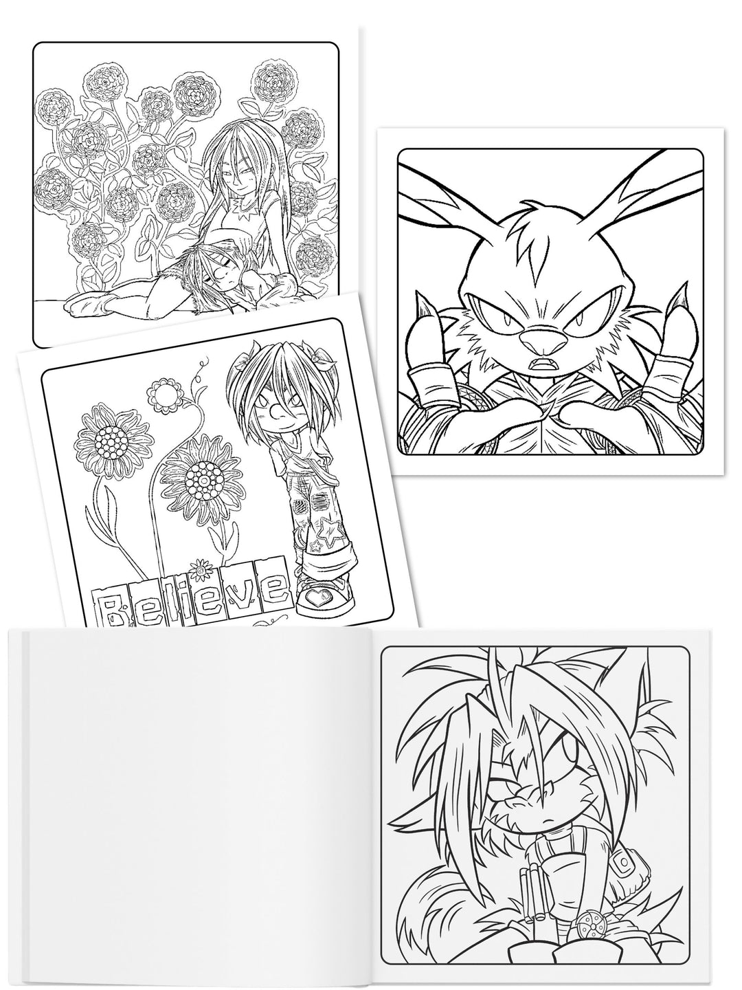 The Mannamong Coloring Book 1