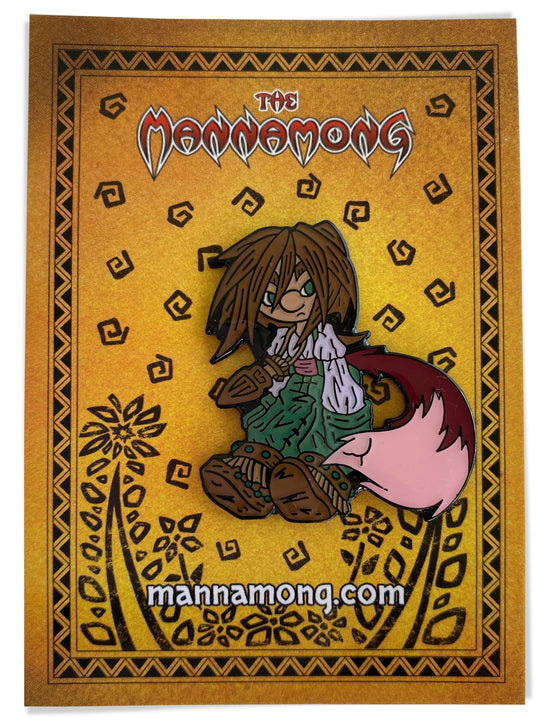 Kali Teal Enamel Pin | The Mannamong Collectible Comic Pin
