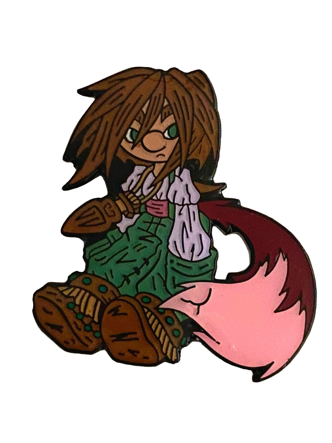 Kali Teal Enamel Pin | The Mannamong Collectible Comic Pin