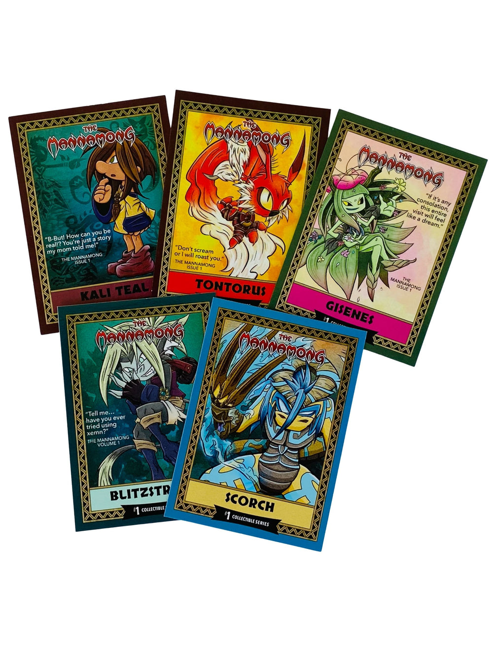 The Mannamong Series 1 Collectible Cards
