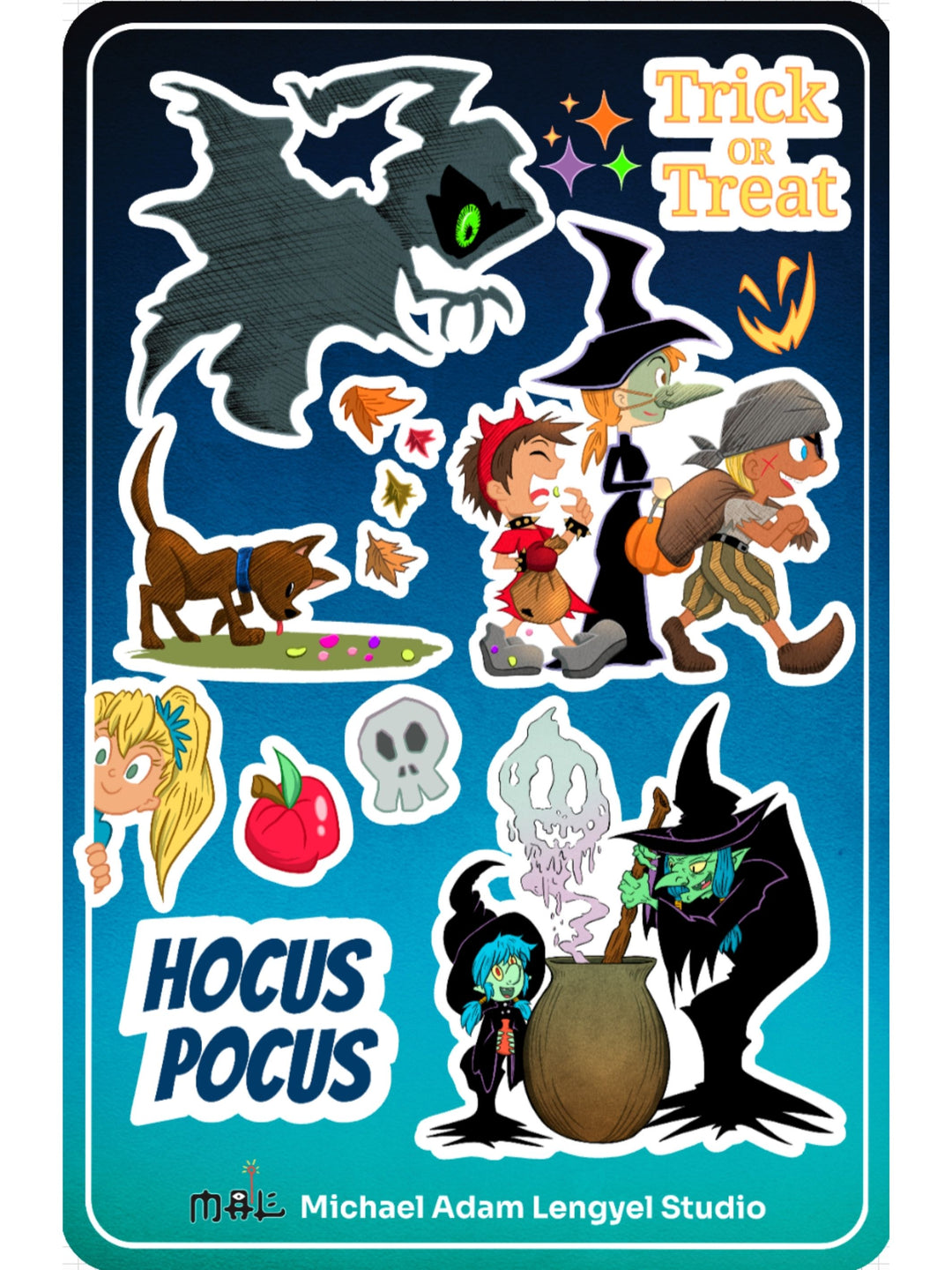 Halloween Trick or Treat Sticker Pack