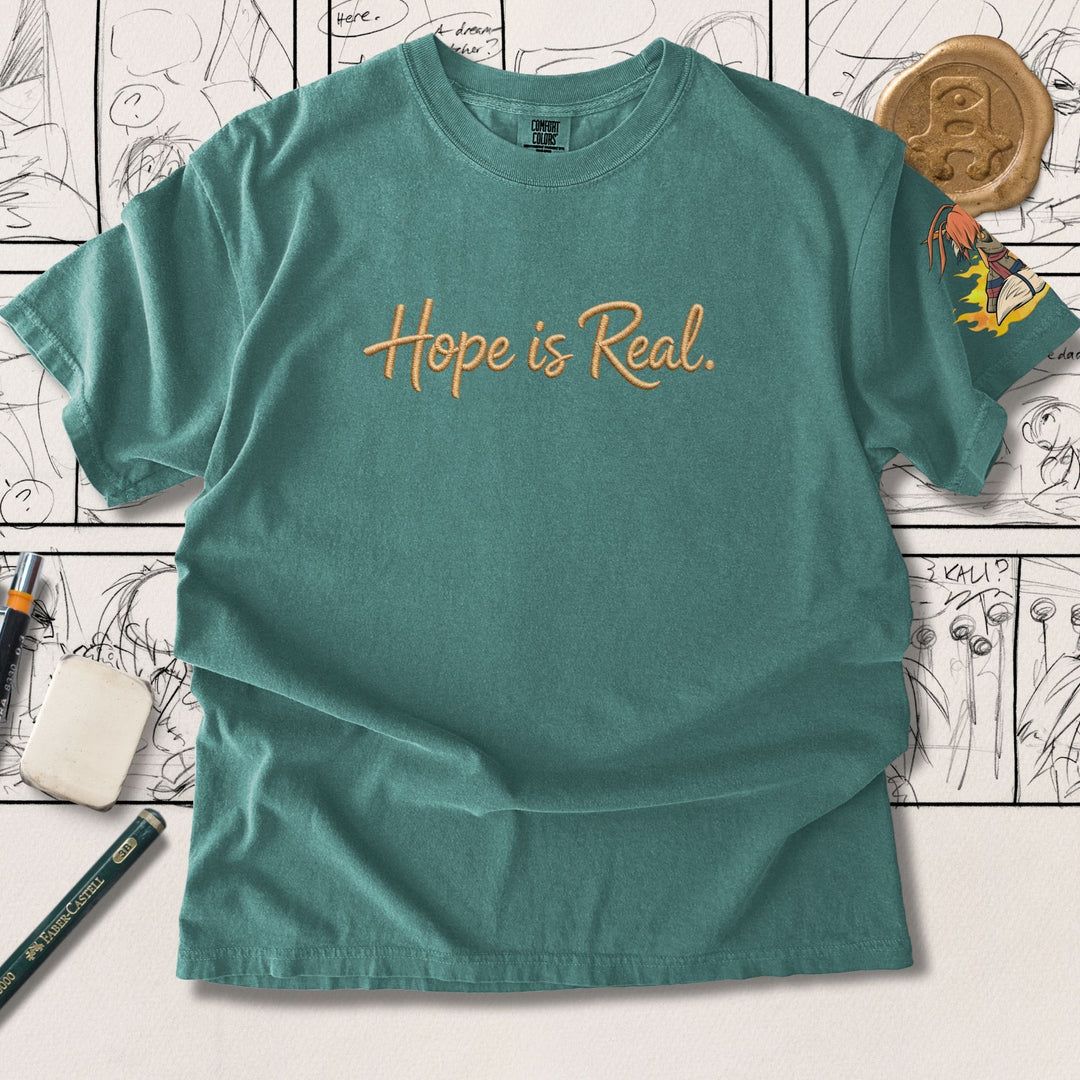 Hope Is Real – Minimalist Script T-Shirt | Comfort Colors