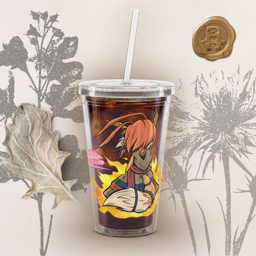 Paniña Hope is Real Clear Plastic Tumbler