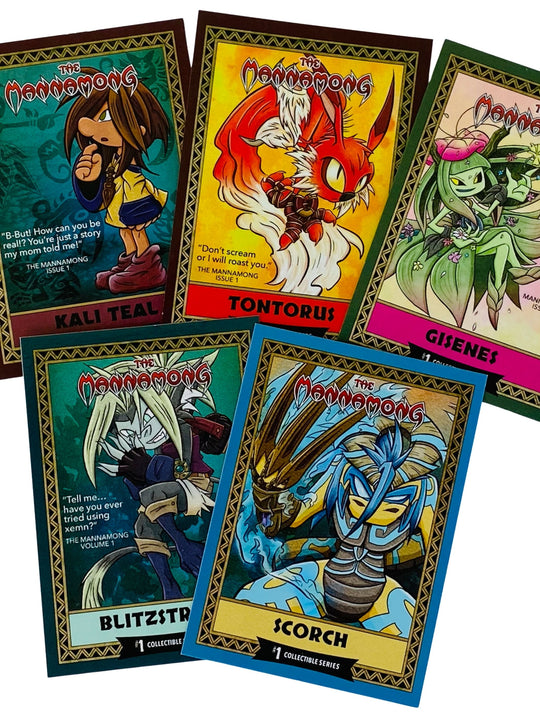 The Mannamong Series 1 Collectible Cards