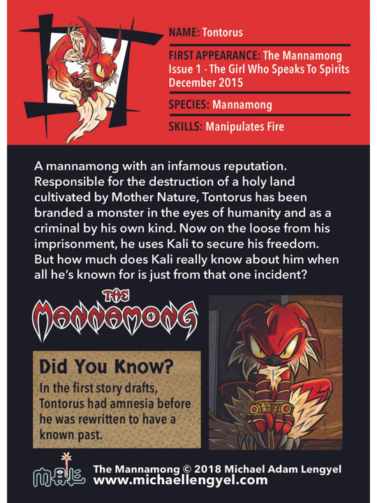 The Mannamong Series 1 Collectible Cards