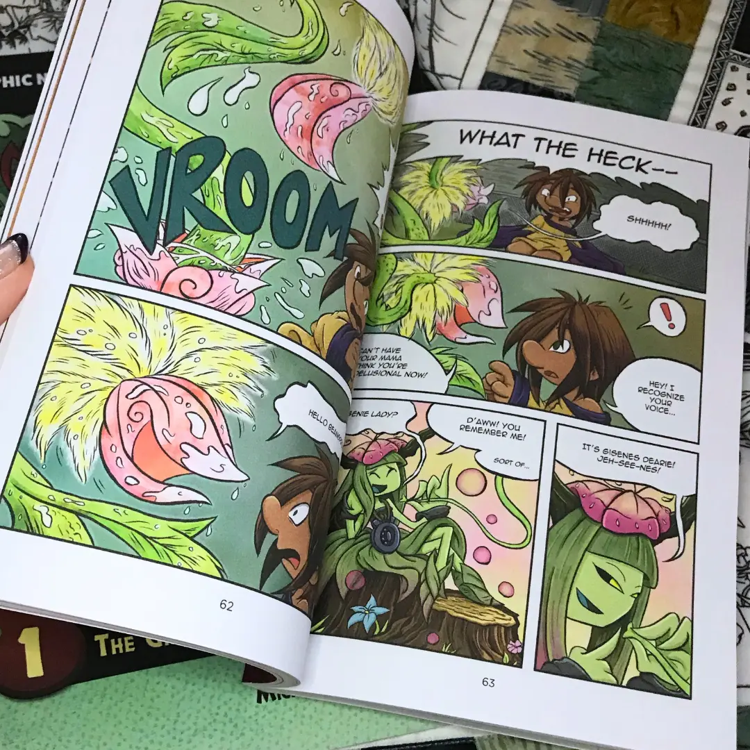 pages from a graphic novel